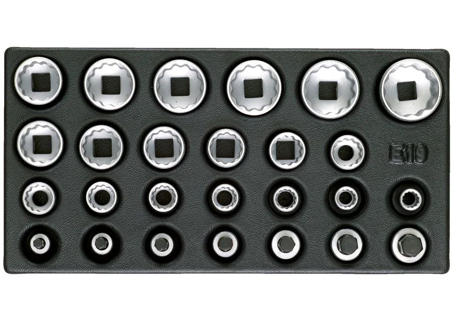 GEDORE 1/2" socket set with UD profile in 1/3 ES module, catalogue image