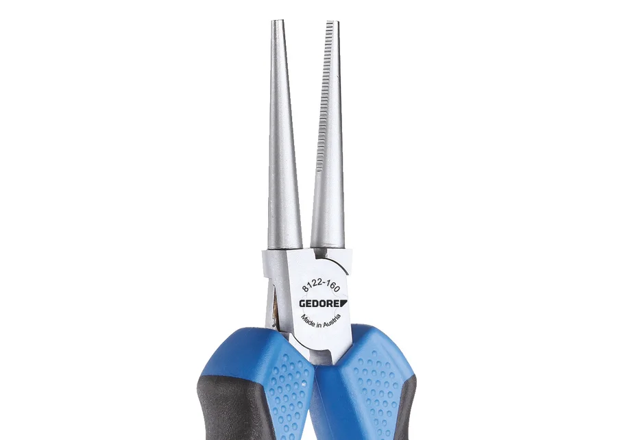 GEDORE serrated round-nose pliers, detail image