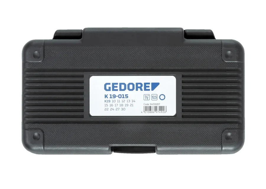 GEDORE 1/2" 15-piece impact socket set, product image no. 2
