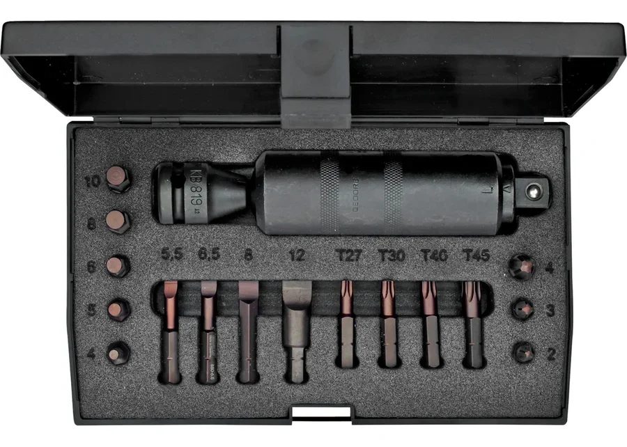 GEDORE 1/2" 18-piece screw loosener set, catalogue image