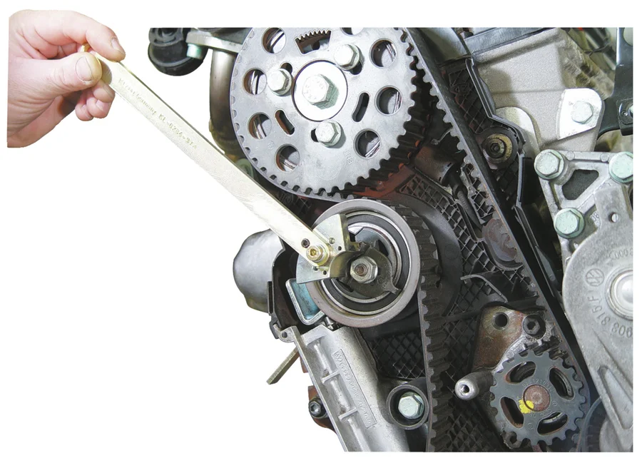 GEDORE Automotive Spannschlüssel Zahnriemen, Anwendungsbild