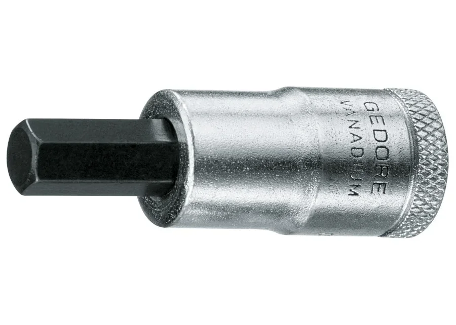 GEDORE 3/8" screwdriver bit socket for hexagon socket screws, catalogue image no. 1