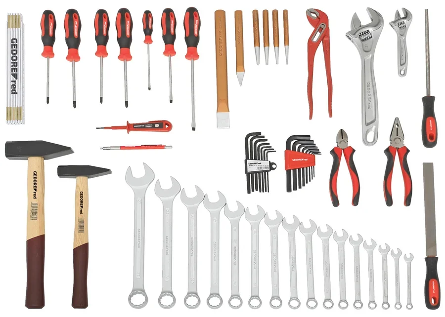 GEDOREred ALLROUND 59-piece universal set, catalog image
