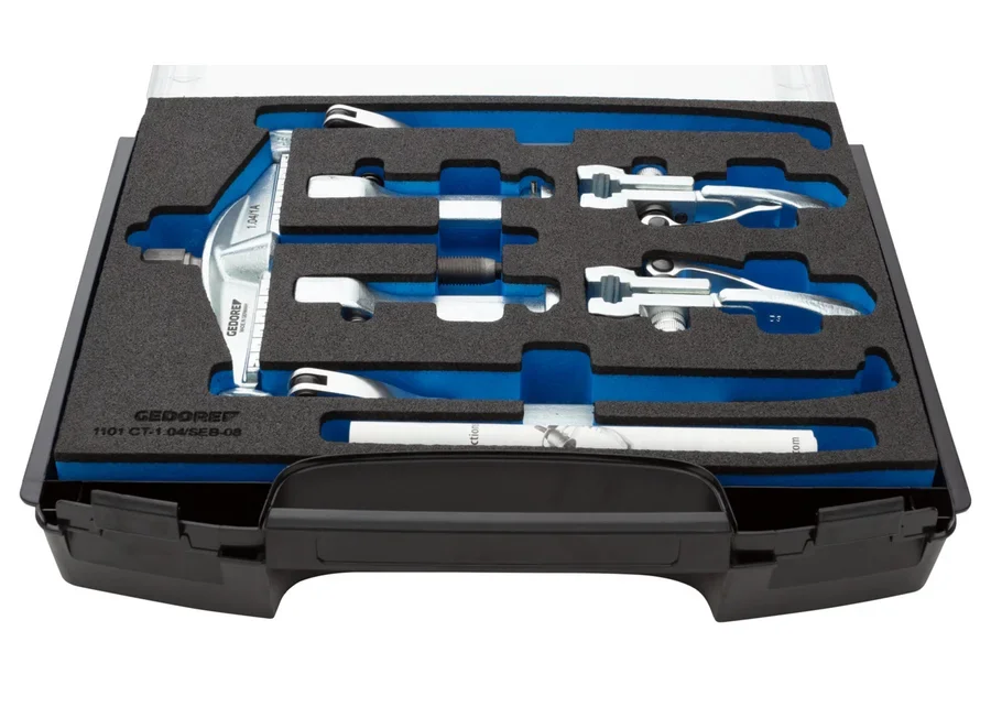 GEDORE puller set, 2-arm, 9-piece, product image no. 1