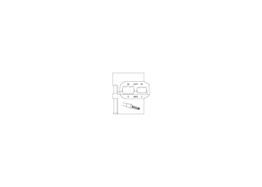 GEDORE module insert for wire-end ferrules, catalog image no. 2