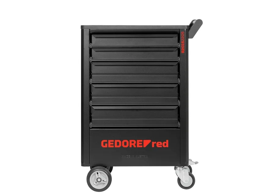 GEDOREred GEDWorker workshop trolley with 5 drawers, catalog image