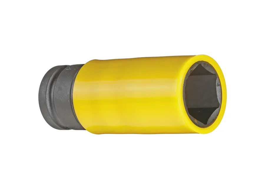 GEDOREred 1/2" 6-point impact socket with protective sleeve, catalog image no. 2