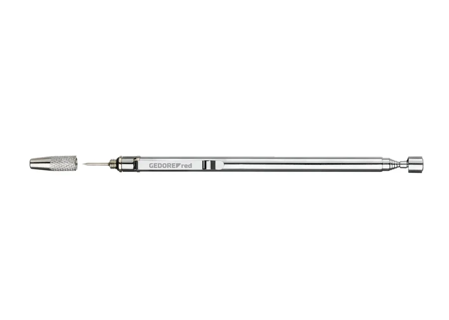 GEDOREred telescopic magnetic pickup tool with scriber, catalog image