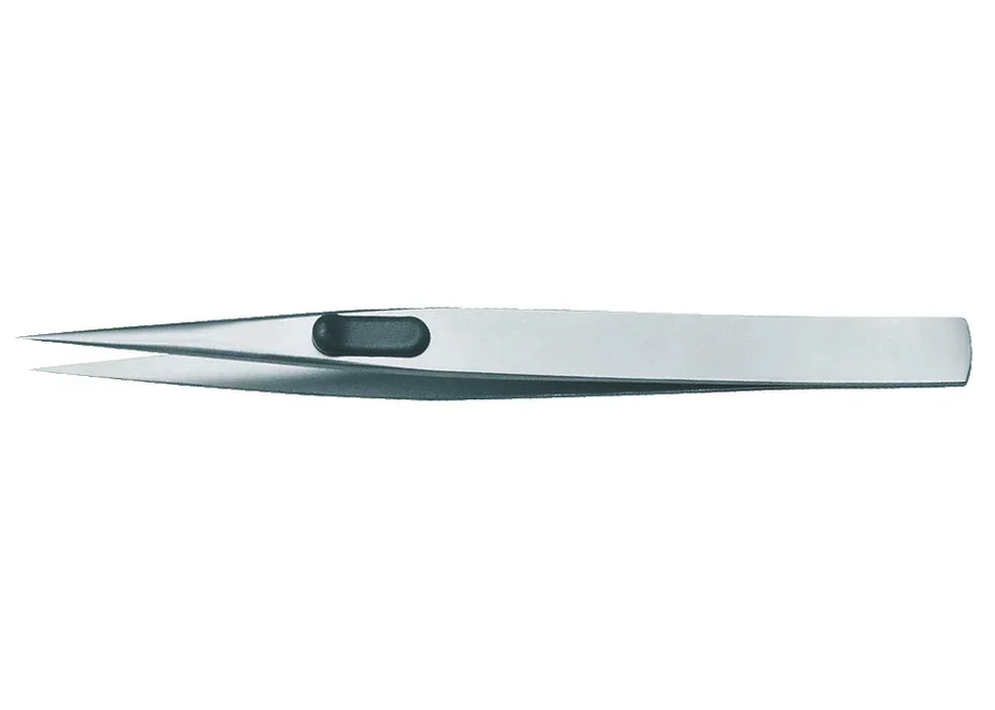 GEDORE flat precision tweezers, glare-free, catalogue image