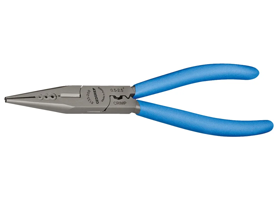 GEDORE straight multifunction pliers with cutter, serrated, product image no. 1
