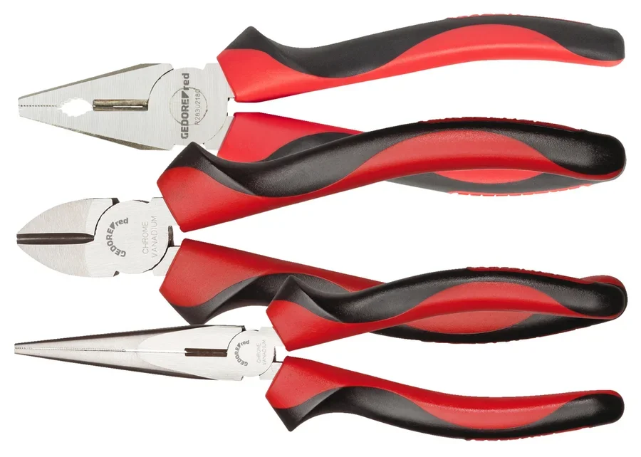 GEDOREred 3-piece pliers assortment, catalog image