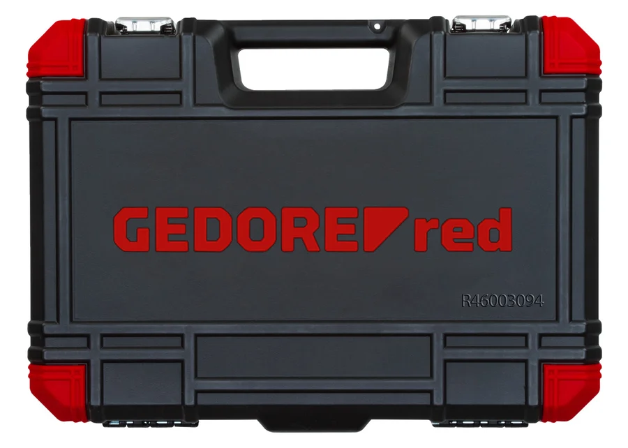 GEDOREred Steckschlüssel-Satz 1/4" + 1/2" 94-teilig, Produktbild
