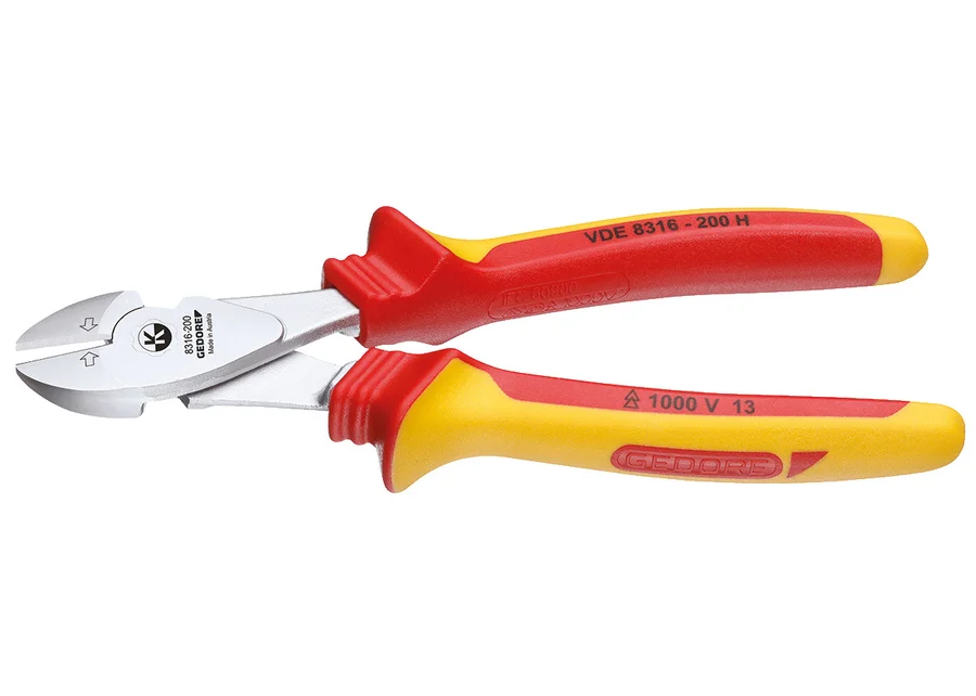GEDORE VDE heavy-duty diagonal cutter with sleeve insulation, product image no. 2