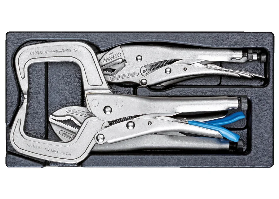 GEDORE locking pliers assortment in 1/3 ES module, catalogue image