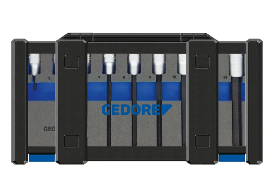 GEDORE 1/2" screwdriver set, 9-piece, product image no. 1