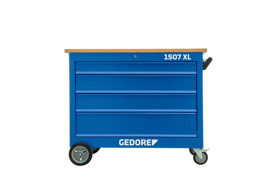 GEDORE rolling workbench with extra-wide drawers, catalog image