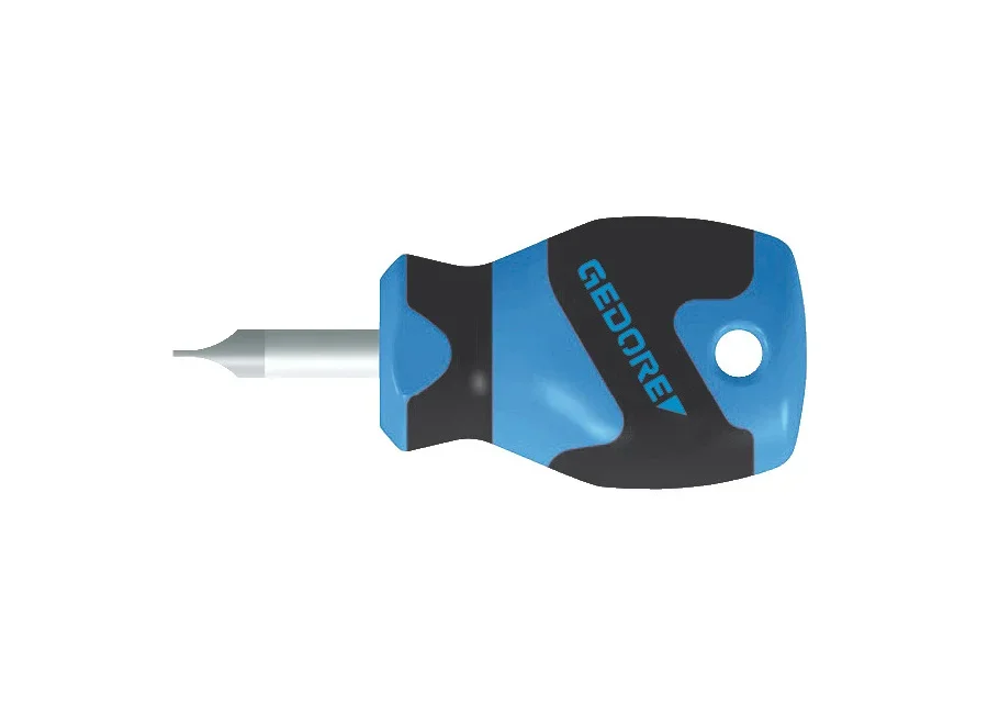 GEDORE 3K screwdriver for slotted screws, short version, catalogue image