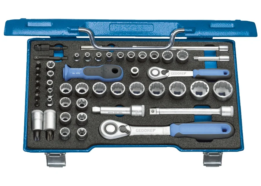 GEDORE Steckschlüssel-Satz 3/8" + 1/4" 50-teilig, Katalogbild