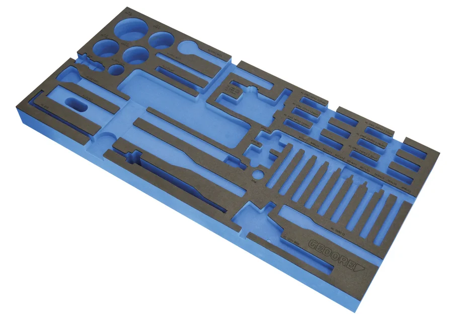 GEDORE Automotive foam insert, catalog image, angled view