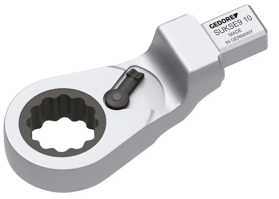 GEDORE 9x12 reversible insert ring ratchet wrench, product image