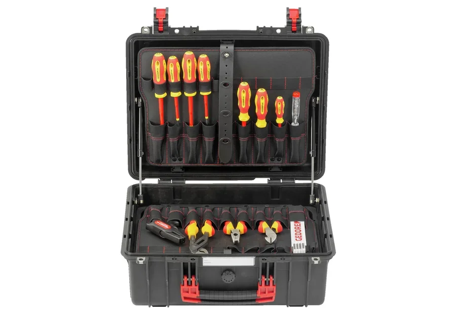 GEDOREred Elektriker 89-piece tool case, catalog image