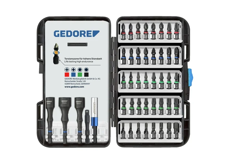 GEDORE 45-piece torsion bit set, catalogue image