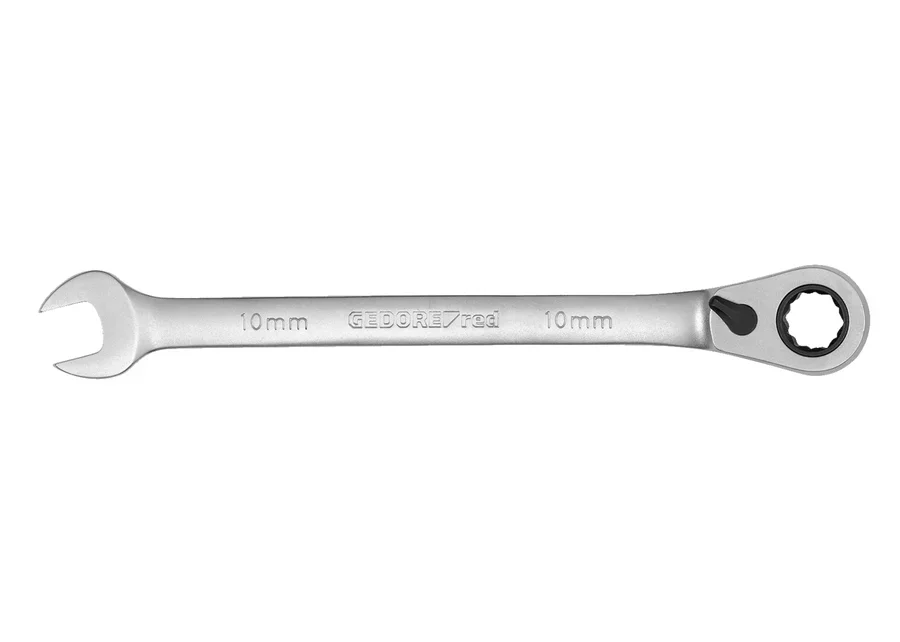 GEDOREred reversible ratcheting combination wrench with holding function, catalog image no. 1