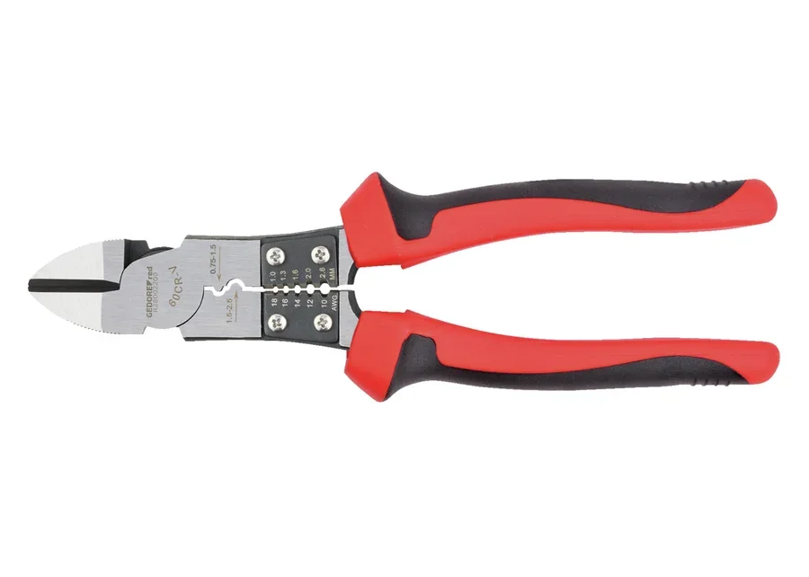 GEDOREred multi-purpose diagonal cutters, catalog image