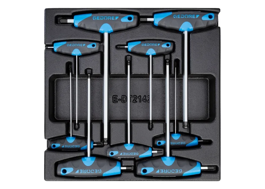 GEDORE angle screwdriver set in 2/3 ES module, catalog image