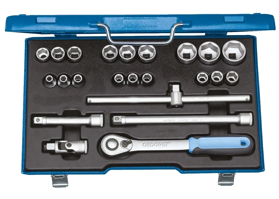 GEDORE 1/2" 23-piece socket wrench set, catalogue image no. 1