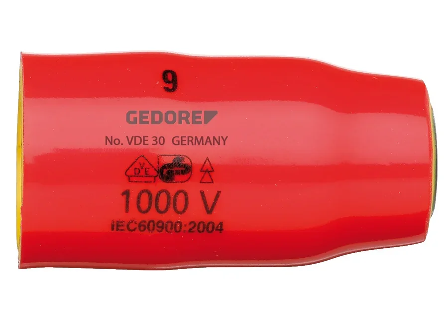 GEDORE VDE-Steckschlüsseleinsatz 3/8" 6-kant, Katalogbild