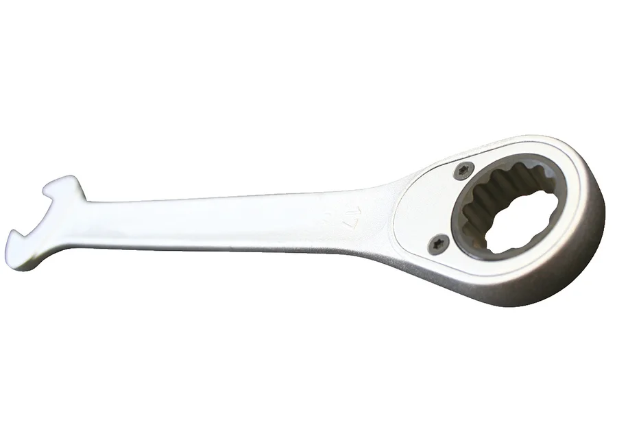 GEDORE open-end wrench with ring ratchet, flat design, product image