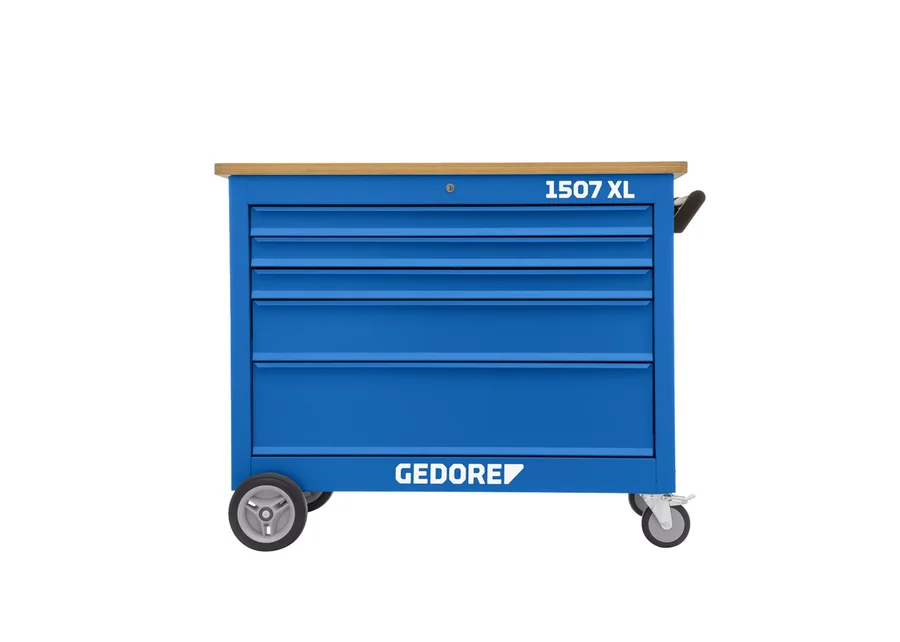 GEDORE rolling workbench with extra-wide drawers, catalog image