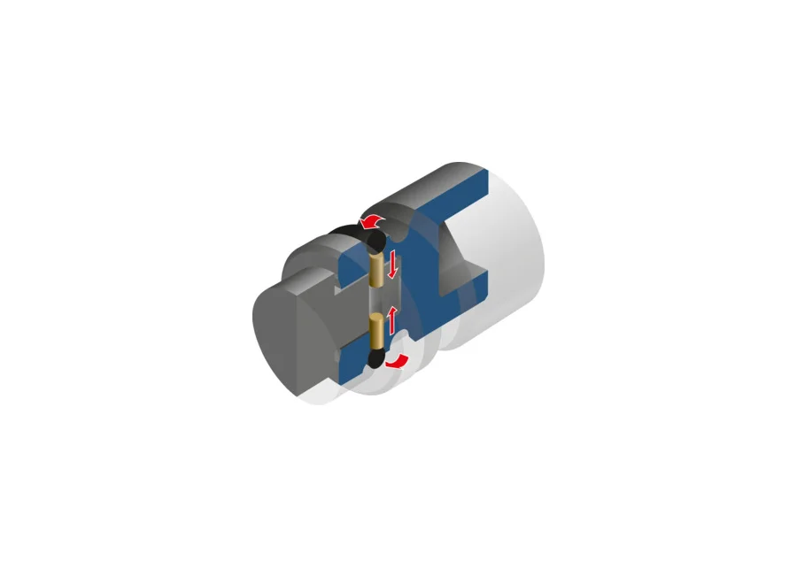 GEDORE 1" impact socket with Impact-Fix retention, 6-point UD profile, long design, detail image no. 2