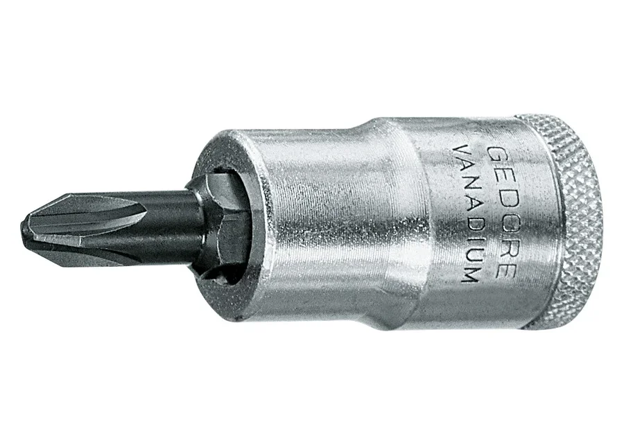 GEDORE 1/2" screwdriver bit socket for PH cross-head screws, catalogue image