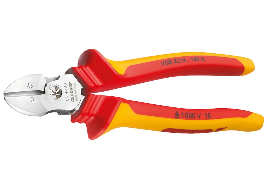 GEDORE VDE heavy-duty diagonal cutter with sleeve insulation, product image no. 1