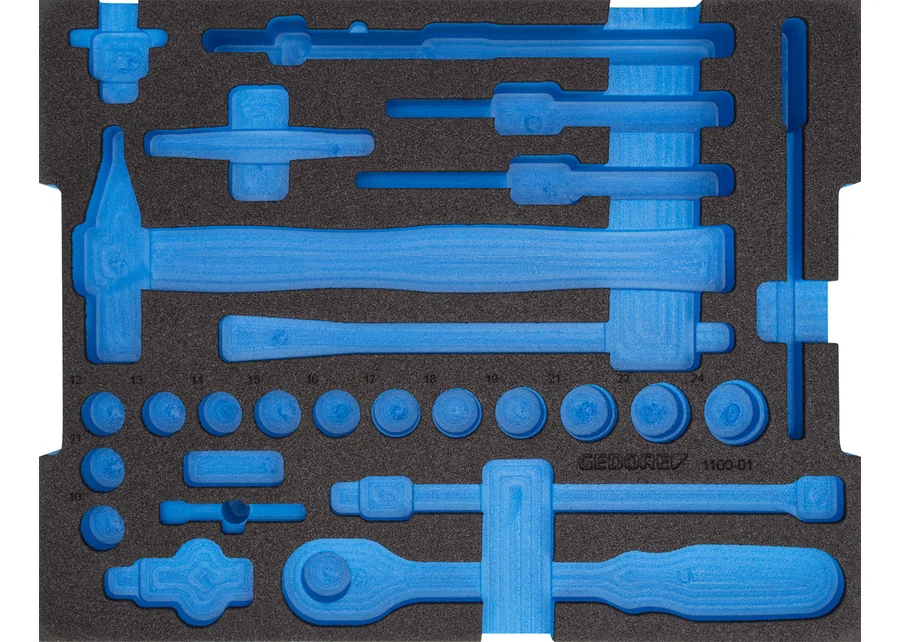 GEDORE empty foam insert for L-BOXX® 136, catalog image no. 4