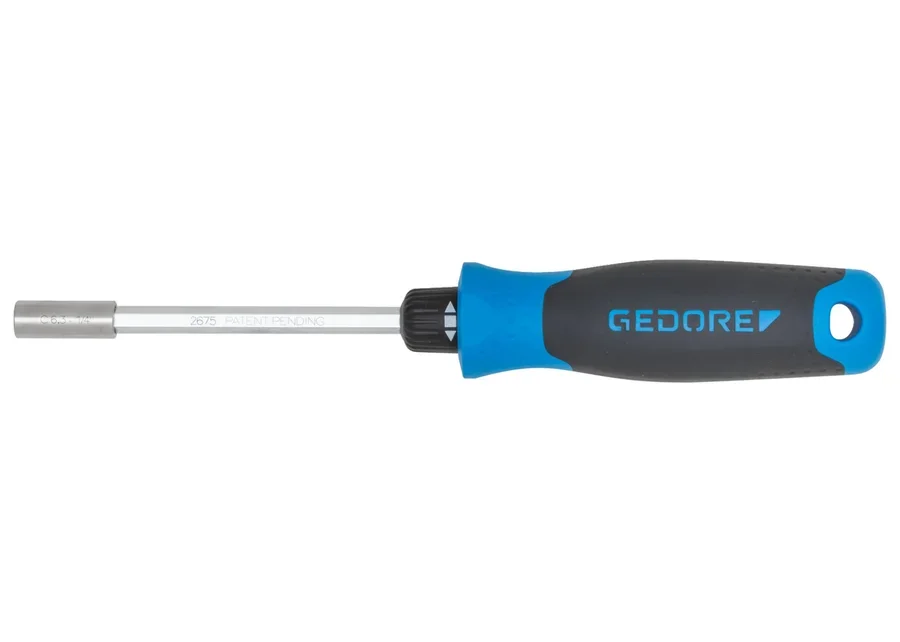 GEDORE SilentGEAR 1/4" ratchet screwdriver with bit holder, catalogue image