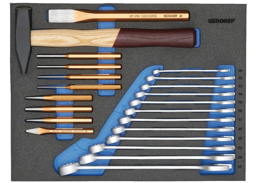 GEDORE 22-piece tool assortment in CT module for B2, catalog image