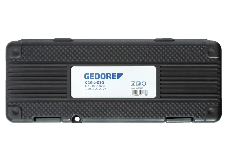 GEDORE 1/2" 10-piece impact socket set, product image no. 3