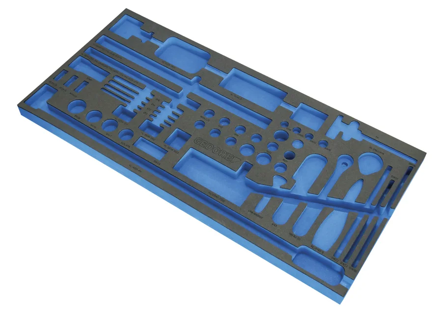 GEDORE Automotive foam insert, catalog image, angled view