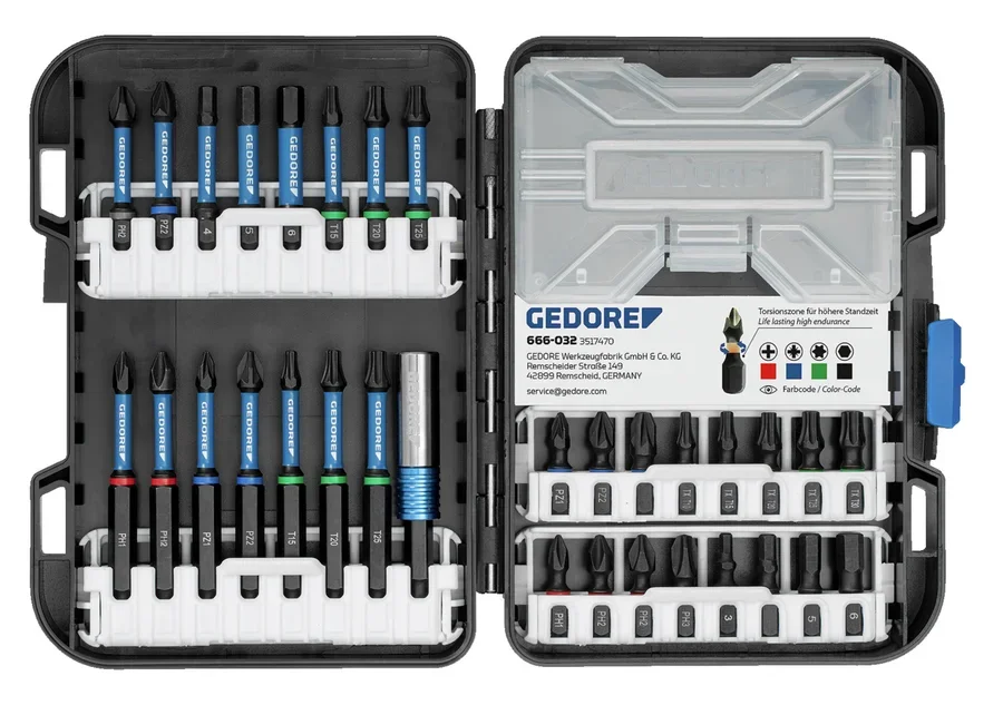GEDORE 32-piece torsion bit box, catalogue image