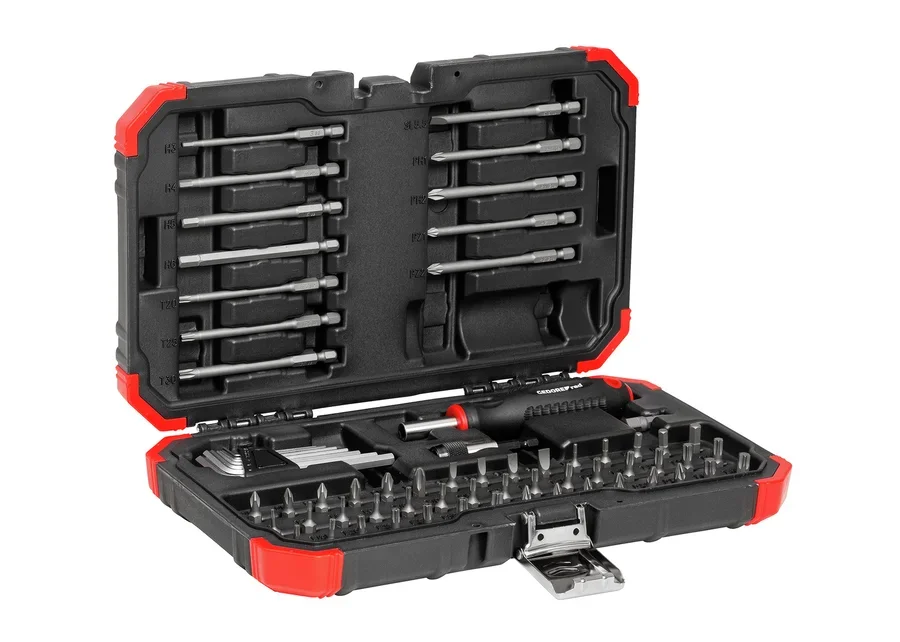 GEDOREred Bit-Satz 1/4" 67-teilig, Produktbild Nummer 1