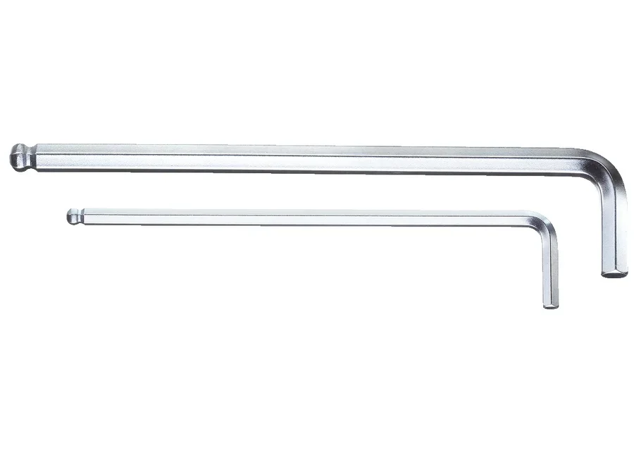 GEDORE extra-long angle screwdriver for hexagon socket screws, with ball head, catalog image