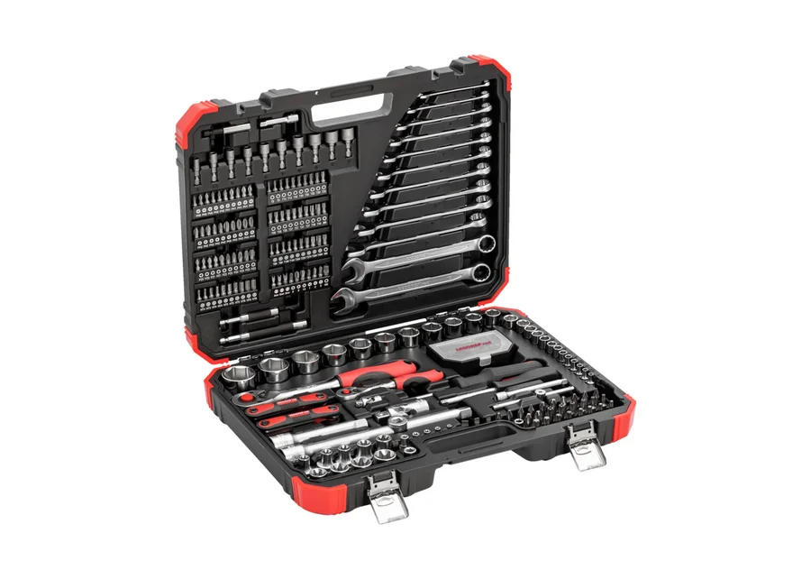 GEDOREred Steckschlüssel-Satz 1/4"+1/2" 232-teilig, Produktbild Nummer 4