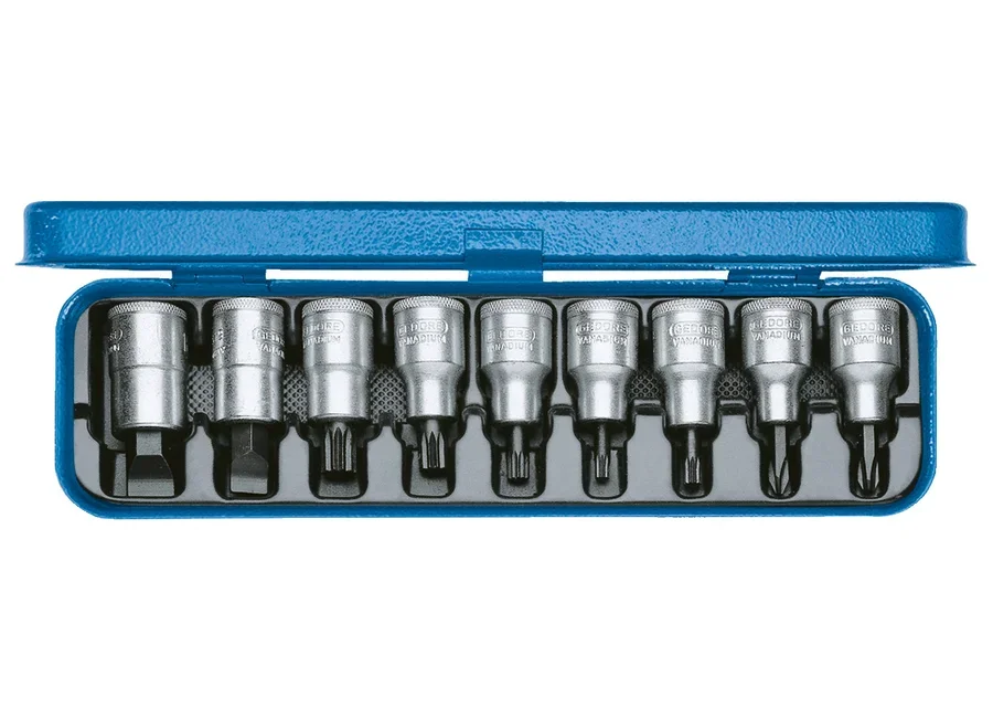 GEDORE 1/2" 9-piece screwdriver bit socket set, catalogue image no. 2