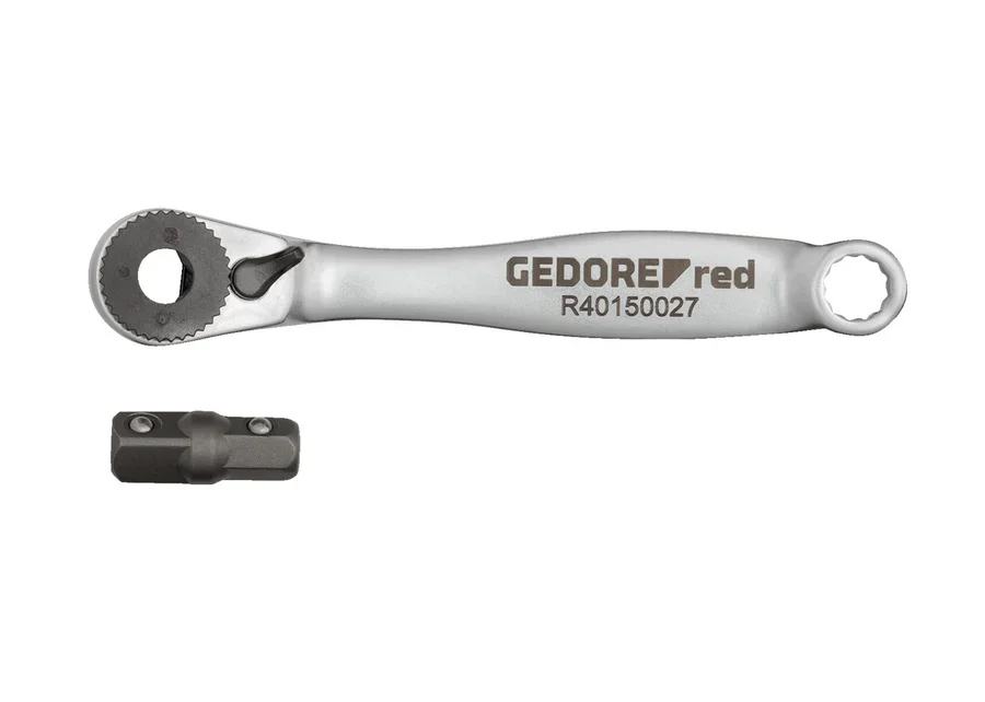 GEDOREred Bit-Knarre 1/4" umschaltbar, mit Antriebsadapter, Katalogbild