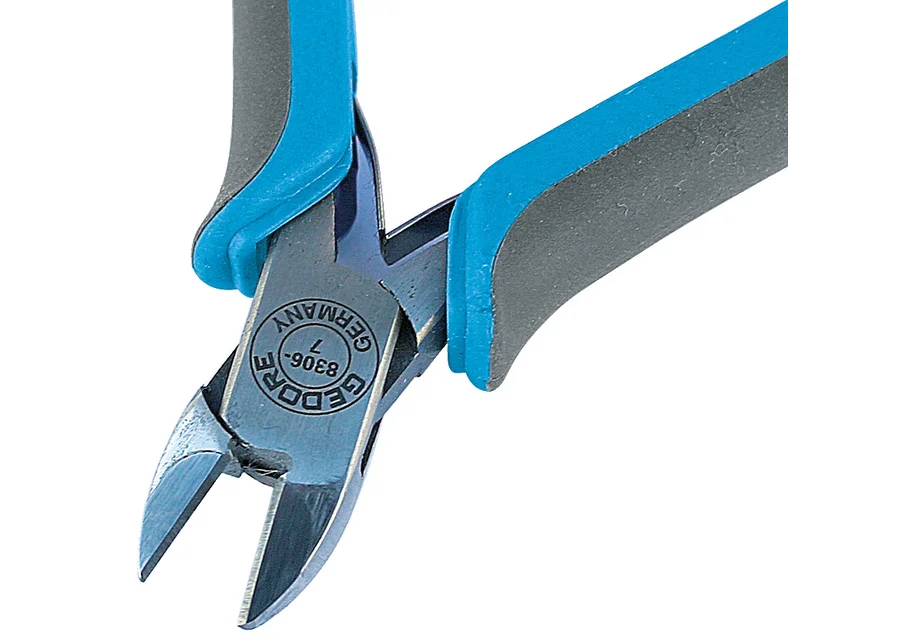 GEDORE carbide electronics diagonal cutter, detail image