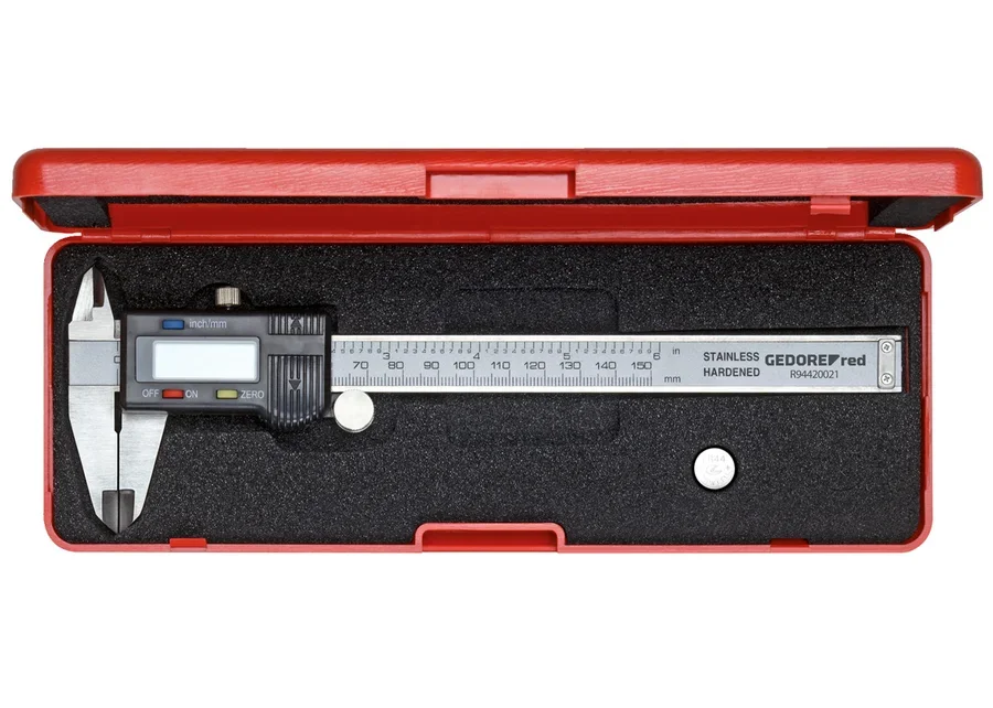 GEDOREred digital caliper, catalog image