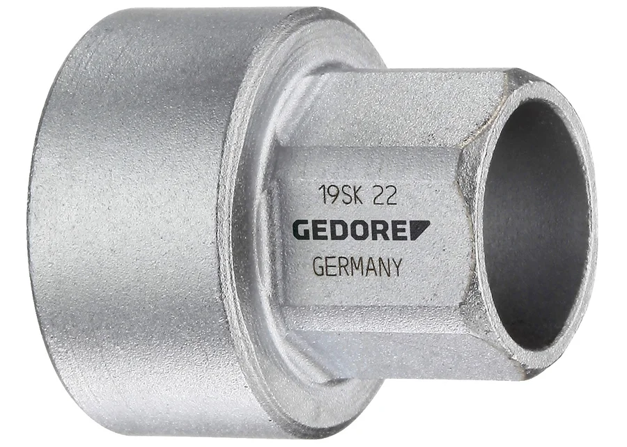 GEDORE short 1/2" 6-point socket insert, catalog image